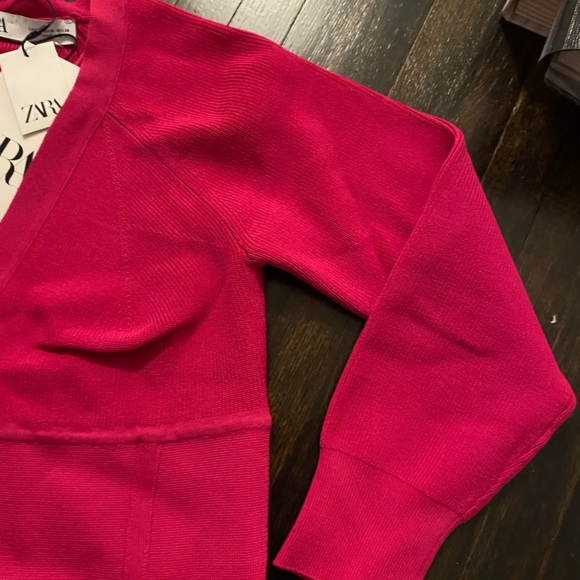 Zara | hot pink cardigan - Picture 4 of 7